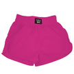 Lulu Mac Hot Pink Girls' Solid Shorts | Nylon Kids Play Shorts