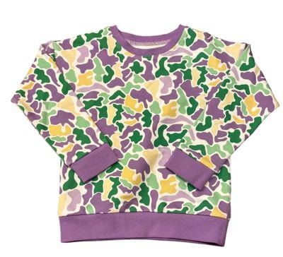 Lulu Bebe Lulu Bebe MG Camo Sweatshirt - Little Miss Muffin Children & Home