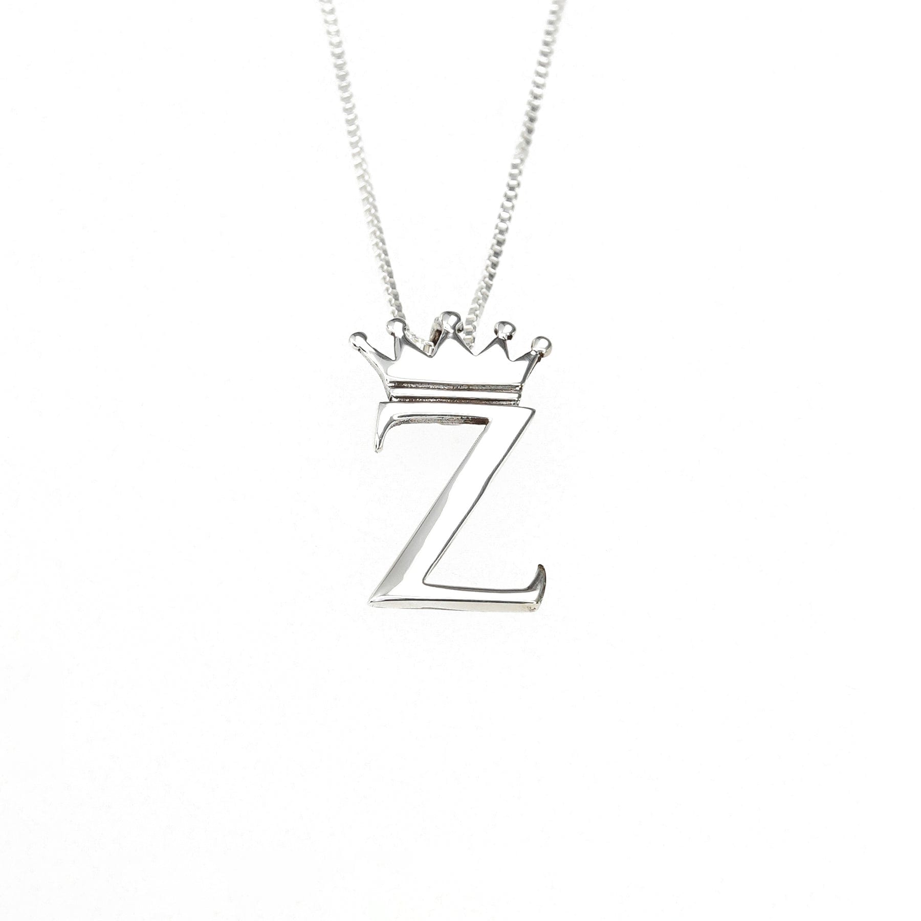 Cristy Cali Cristy Cali Royal Initial Charm Sterling Silver - Little Miss Muffin Children & Home