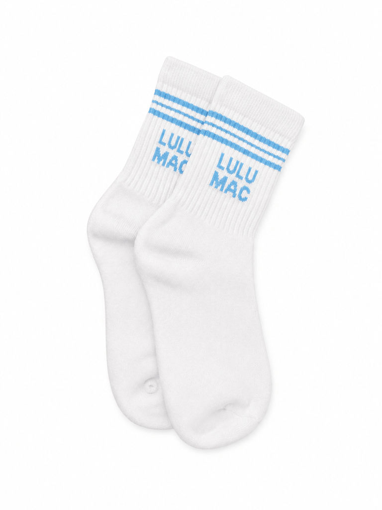 Lulu Mac Socks Single Pair - Light Blue