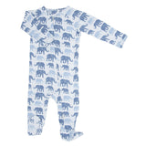 Sweet Bamboo Sweet Bamboo Zipper Footie - Ethan's Elephants - Little Miss Muffin Children & Home