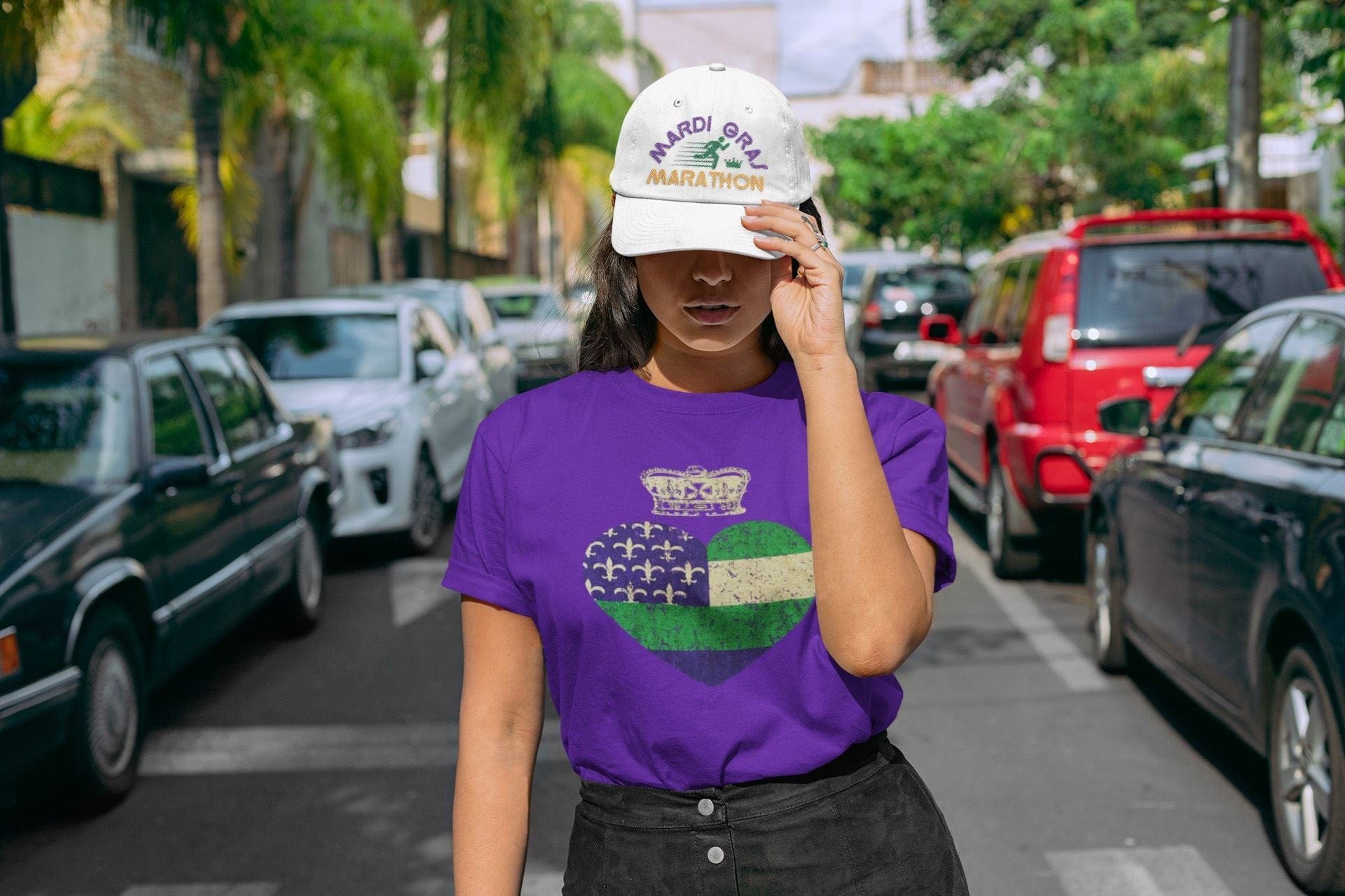 Sarah Ott Sarah Ott Mardi Gras Marathon Trucker Hat - Little Miss Muffin Children & Home