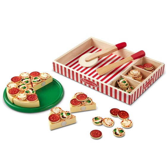 Melissa & Doug Melissa & Doug Wooden Pizza Set - Little Miss Muffin Children & Home