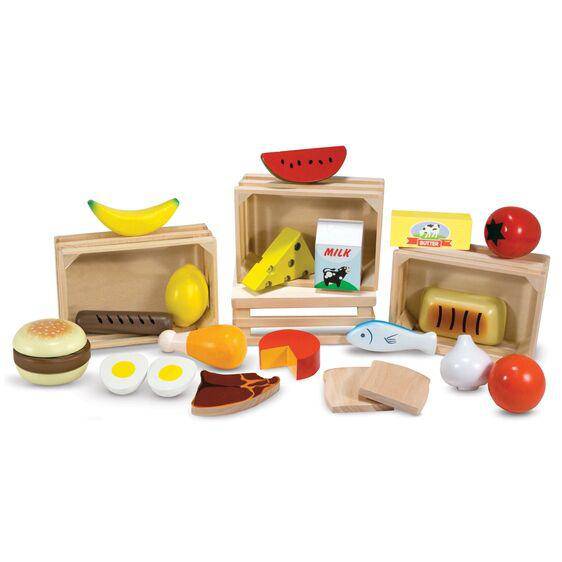 Melissa & Doug - Melissa & Doug Food Groups Wooden Play Set - Little Miss Muffin Children & Home
