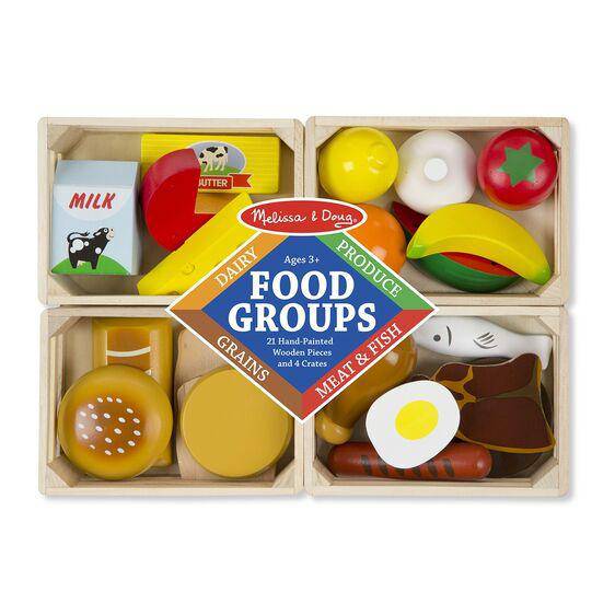Melissa & Doug - Melissa & Doug Food Groups Wooden Play Set - Little Miss Muffin Children & Home