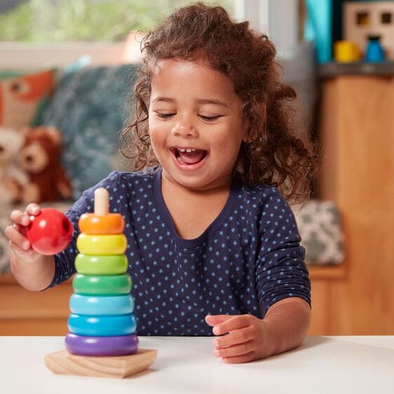 Melissa & Doug Melissa & Doug Rainbow Stacker - Little Miss Muffin Children & Home
