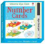 Usborne - Usborne Wipe Clean Number Cards - Little Miss Muffin Children & Home