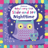 Usborne Usborne Baby's Very First Slide & See Nighttime - Little Miss Muffin Children & Home