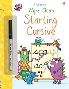 Usborne Usborne Wipe Clean Starting Cursive Book - Little Miss Muffin Children & Home