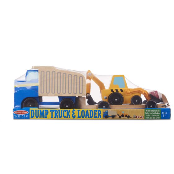 Melissa & Doug Melissa & Doug Classic Toy Dump Truck & Loader - Little Miss Muffin Children & Home