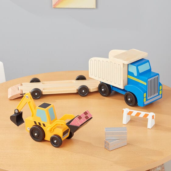 Melissa & Doug Melissa & Doug Classic Toy Dump Truck & Loader - Little Miss Muffin Children & Home
