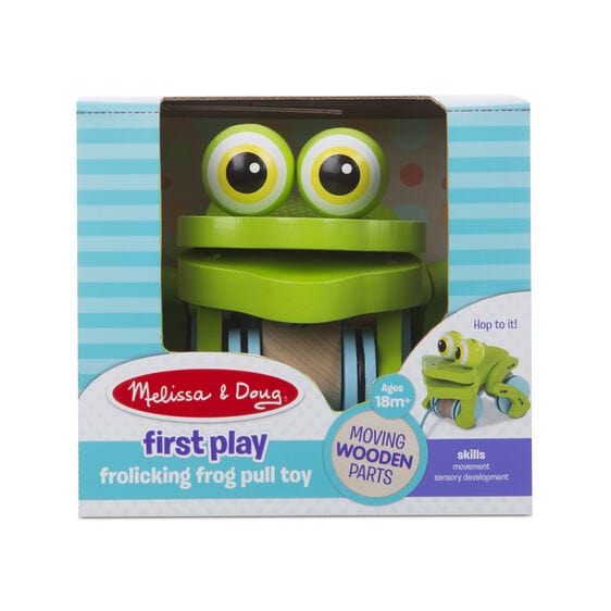 Melissa & Doug Melissa & Doug Frog Pull Toy - Little Miss Muffin Children & Home