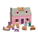 Melissa & Doug - Melissa & Doug Fold and Go Mini Dollhouse - Little Miss Muffin Children & Home
