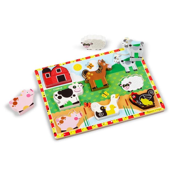 Melissa & Doug Melissa & Doug Farm Animals Chunky Puzzle - Little Miss Muffin Children & Home