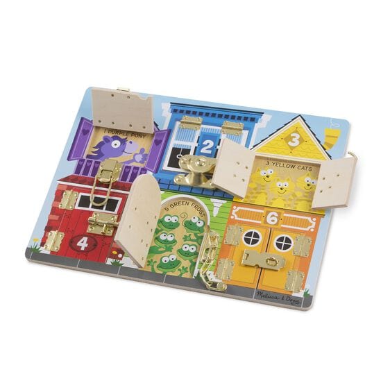 Melissa & Doug Melissa & Doug Wooden Latches Board - Little Miss Muffin Children & Home