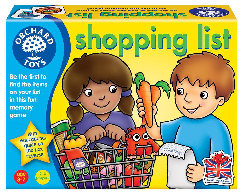 The original Toy Company - The Original Toy Company Shopping List Game - Little Miss Muffin Children & Home