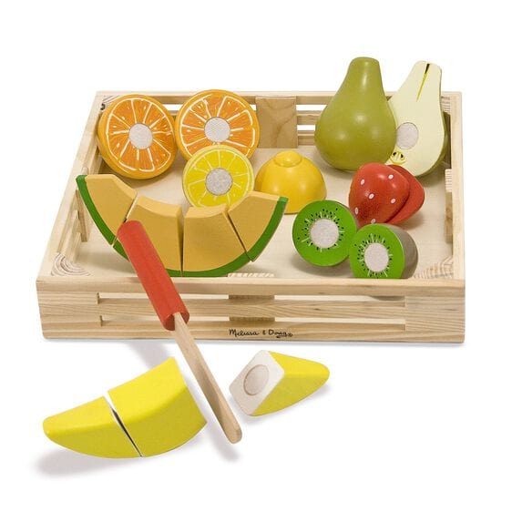 Melissa & Doug Melissa & Doug Wood Fruit Cutting Set - Little Miss Muffin Children & Home