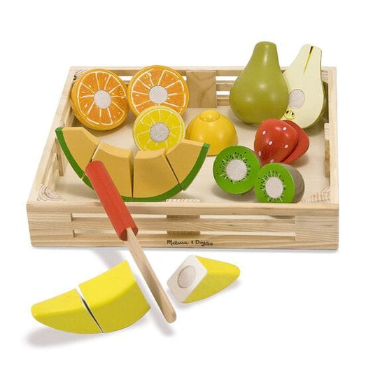 Melissa & Doug Melissa & Doug Wood Fruit Cutting Set - Little Miss Muffin Children & Home 562