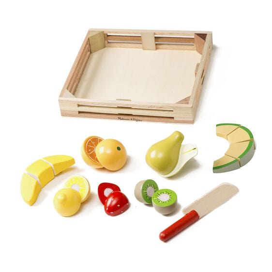 Melissa & Doug Melissa & Doug Wood Fruit Cutting Set - Little Miss Muffin Children & Home