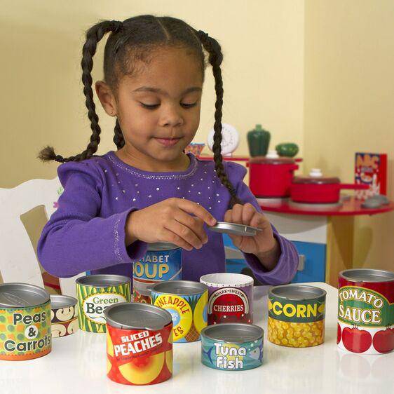 Melissa & Doug - Melissa & Doug Let's Play House! Grocery Cans - Little Miss Muffin Children & Home