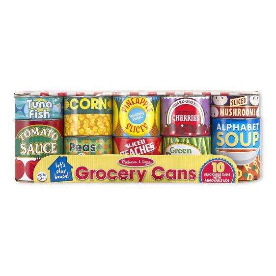 Melissa & Doug - Melissa & Doug Let's Play House! Grocery Cans - Little Miss Muffin Children & Home
