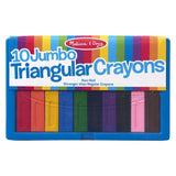 Melissa & Doug - Melissa & Doug 10 Jumbo Triangle Crayons - Little Miss Muffin Children & Home