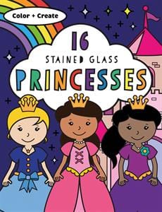 Usborne Usborne Stained Glass Princesses Coloring Book - Little Miss Muffin Children & Home