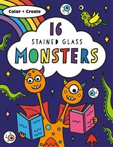 Usborne Usborne Stained Glass Monsters Coloring Book - Little Miss Muffin Children & Home