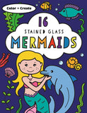 Usborne Usborne Stained Glass Mermaids Coloring Book - Little Miss Muffin Children & Home