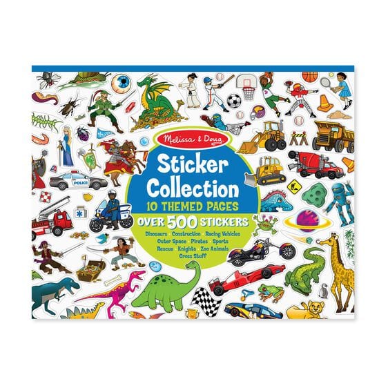 Melissa & Doug Melissa & Doug Blue Sticker Collection Book - Little Miss Muffin Children & Home