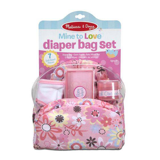 Melissa & Doug - Melissa & Doug Mine to Love - Diaper Bag Set - Little Miss Muffin Children & Home