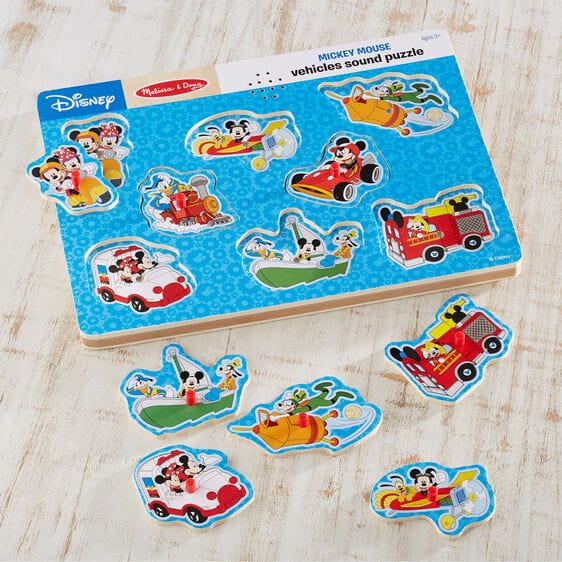 Melissa & Doug Melissa & Doug Mickey Mouse & Friends Vehicles Wooden Sound P - Little Miss Muffin Children & Home
