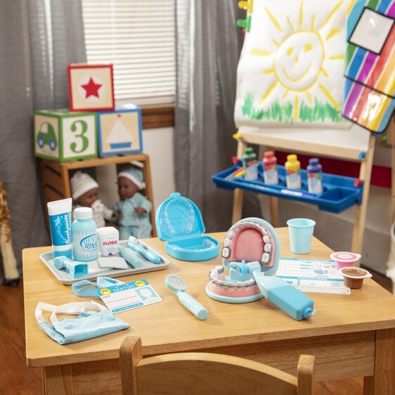 Melissa & Doug Melissa & Doug Super Smile Dentist Play Set - Little Miss Muffin Children & Home