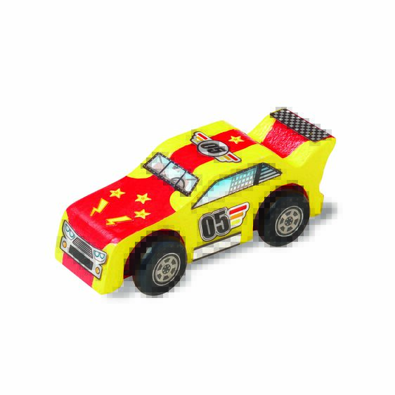 Melissa & Doug Melissa & Doug Created by Me! Race Car Wooden Craft Kit - Little Miss Muffin Children & Home