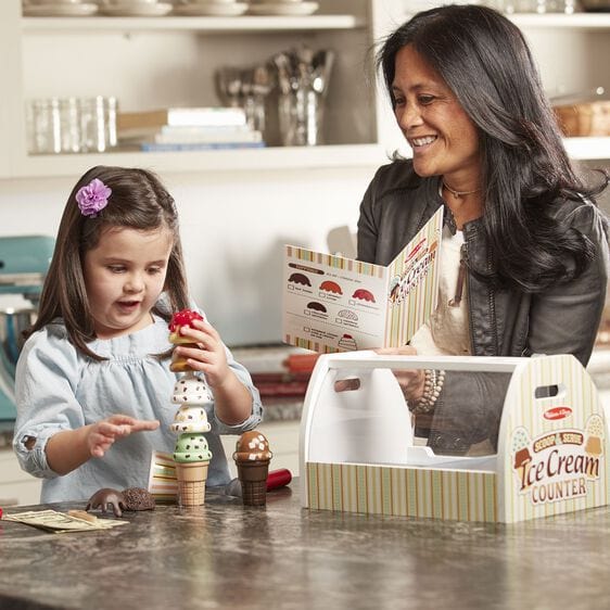 Melissa & Doug Melissa & Doug Scoop & Serve Ice Cream Counter - Little Miss Muffin Children & Home
