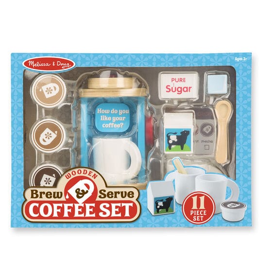 Melissa & Doug Melissa & Doug Wood Brew & Serve Coffee - Little Miss Muffin Children & Home