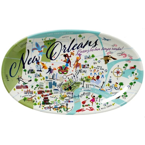 Galleyware Galleyware New Orleans Tidbit Tray - Little Miss Muffin Children & Home