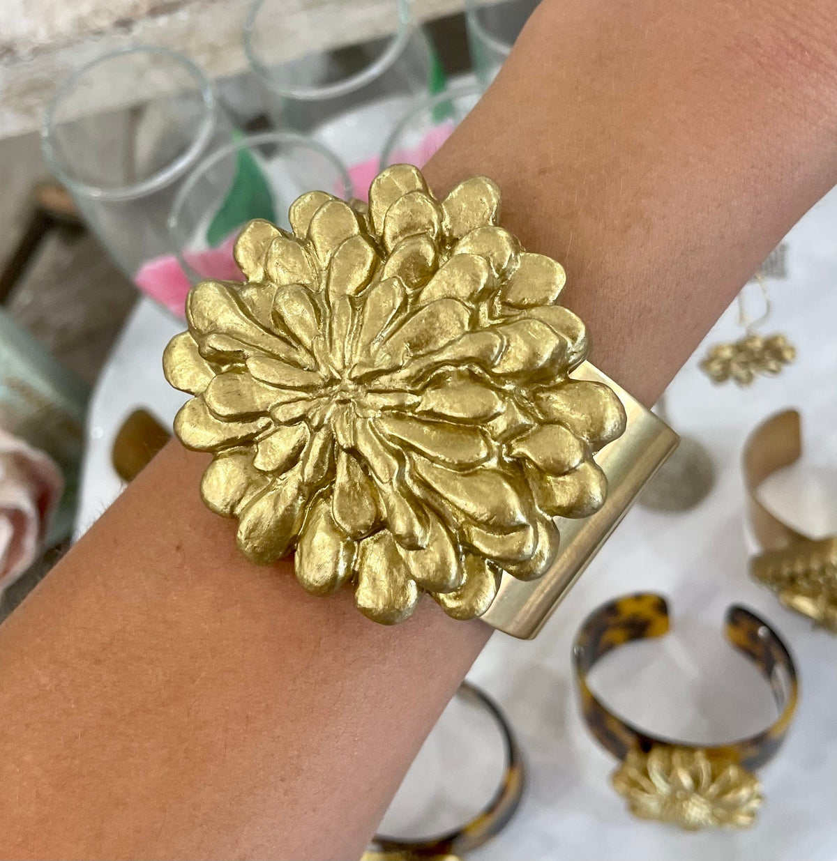 Carol Cassisa Carol Cassisa Cuff Bracelet Succulentes - Little Miss Muffin Children & Home