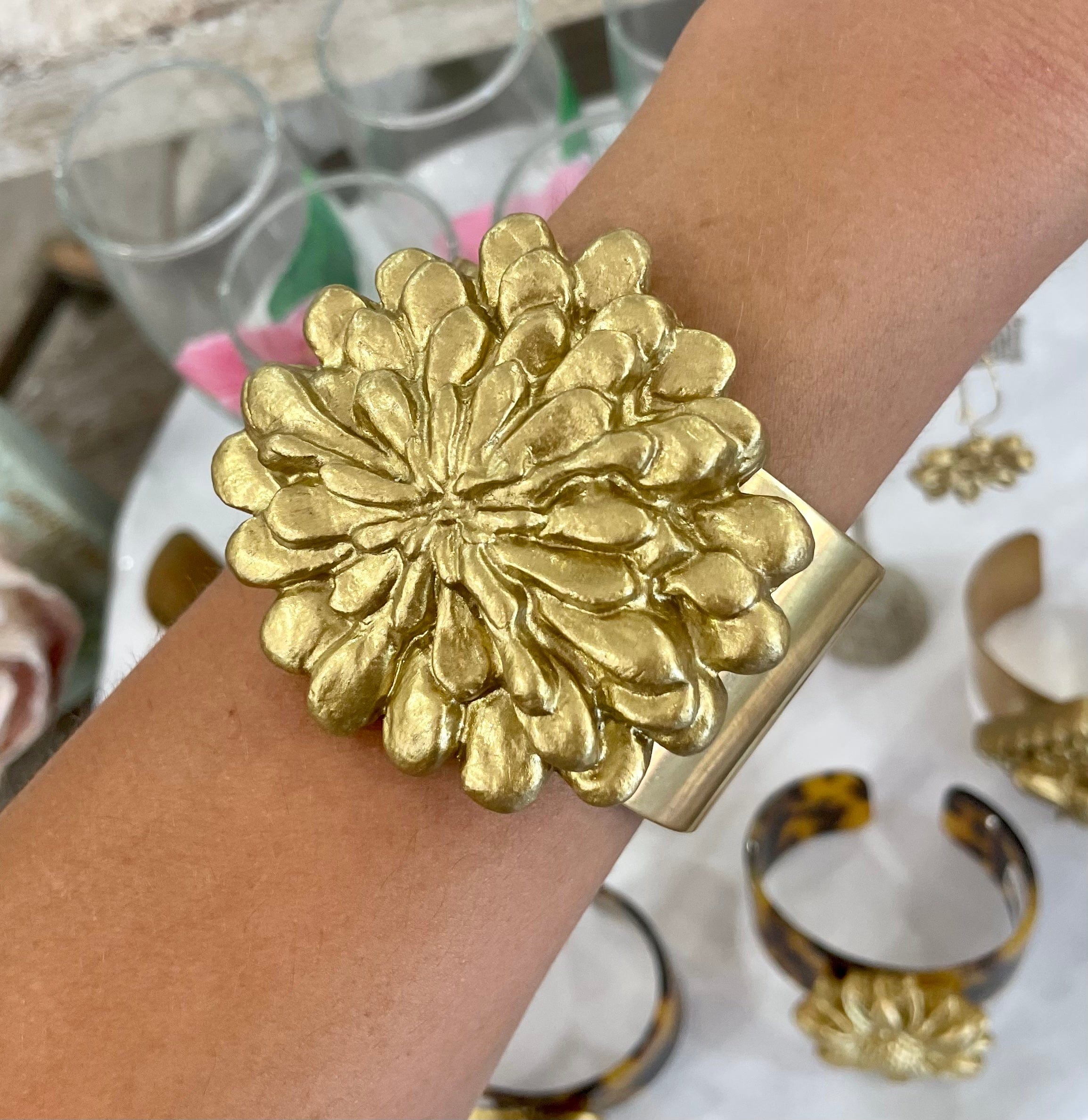 Carol Cassisa Carol Cassisa Cuff Bracelet Succulentes - Little Miss Muffin Children & Home