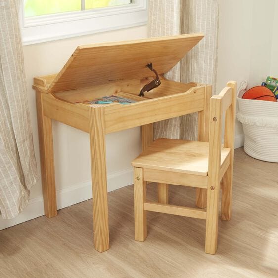 Melissa & Doug Melissa & Doug Wooden Lift Top Desk & Chair Sets - Little Miss Muffin Children & Home