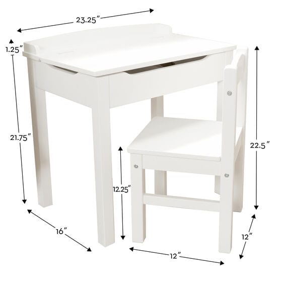 Melissa & Doug Melissa & Doug Wooden Lift Top Desk & Chair Sets - Little Miss Muffin Children & Home