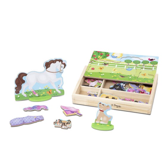 Melissa & Doug Melissa & Doug Snow Horse Magnetic Dress Up Play Set - Little Miss Muffin Children & Home