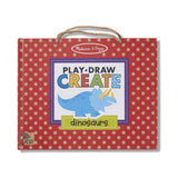 Melissa & Doug - Melissa & Doug Natural Play: Play, Draw, Create Reusable Drawing & Magnet Kit - Dinosaurs - Little Miss Muffin Children & Home