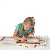 Melissa & Doug - Melissa & Doug Natural Play: Play, Draw, Create Reusable Drawing & Magnet Kit - Dinosaurs - Little Miss Muffin Children & Home