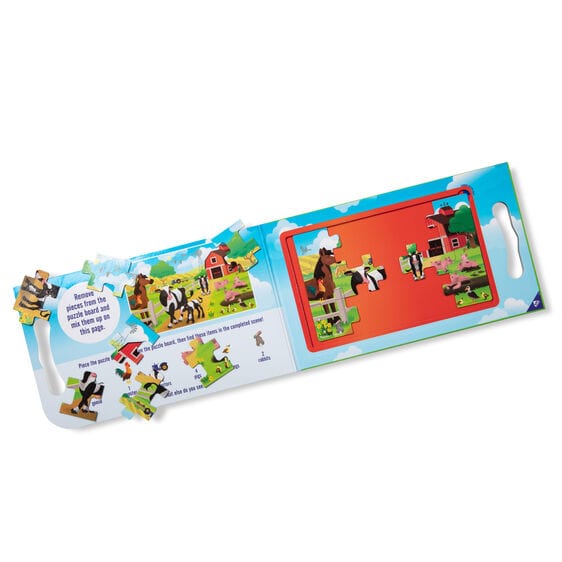 Melissa & Doug Melissa & Doug On The Farm Magnetic Jigsaw Puzzle - Little Miss Muffin Children & Home