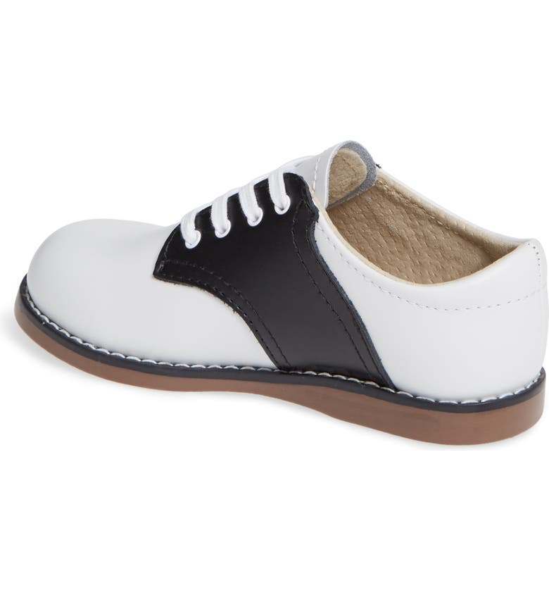 Badorf Shoe Footmates White and Black Cheer Oxford - Little Miss Muffin Children & Home