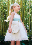 Abel & Lula Abel & Lula Embroidered Tulle Dress - Little Miss Muffin Children & Home