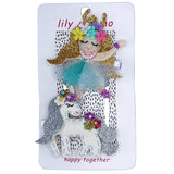 Lily And Momo Lily and Momo Glitter Twinkle Friends Hair Clip - Little Miss Muffin Children & Home