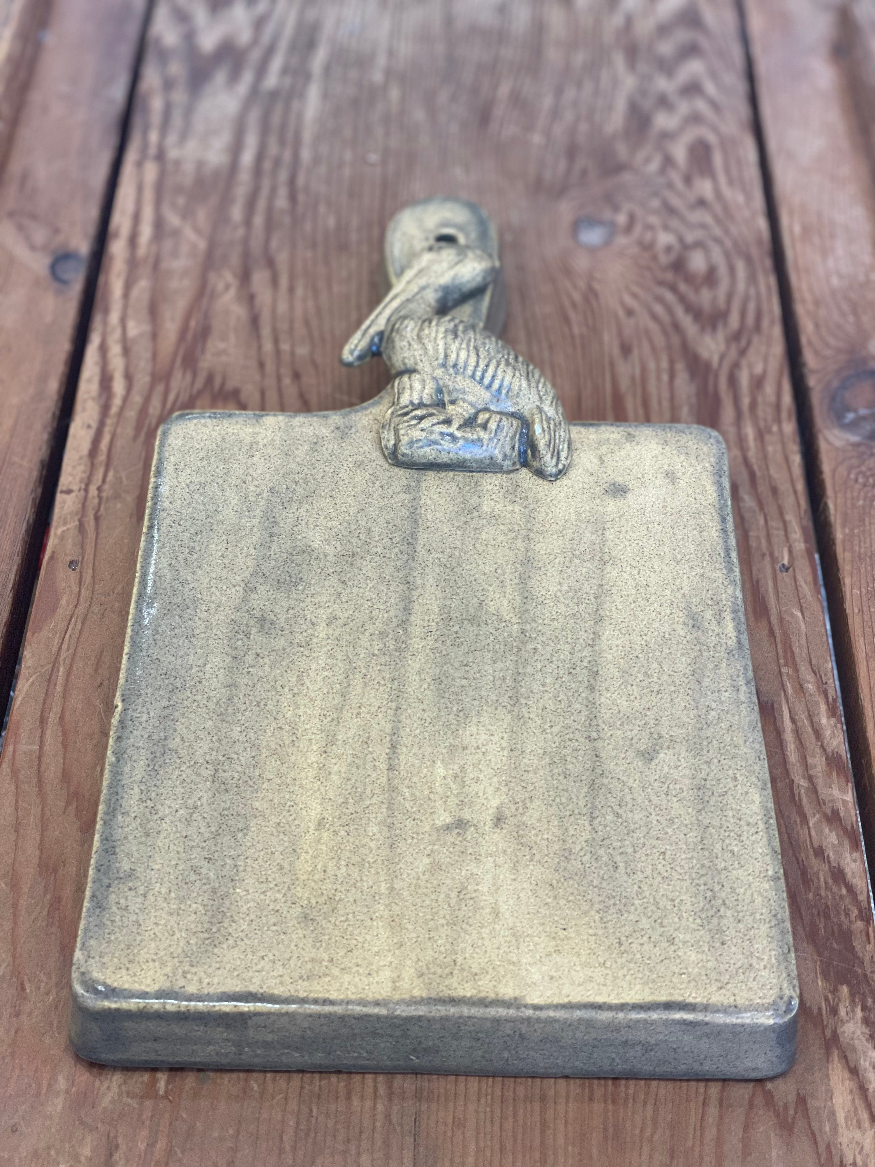Slip Into Clay Slip Into Clay Pelican Cheese Board - Little Miss Muffin Children & Home