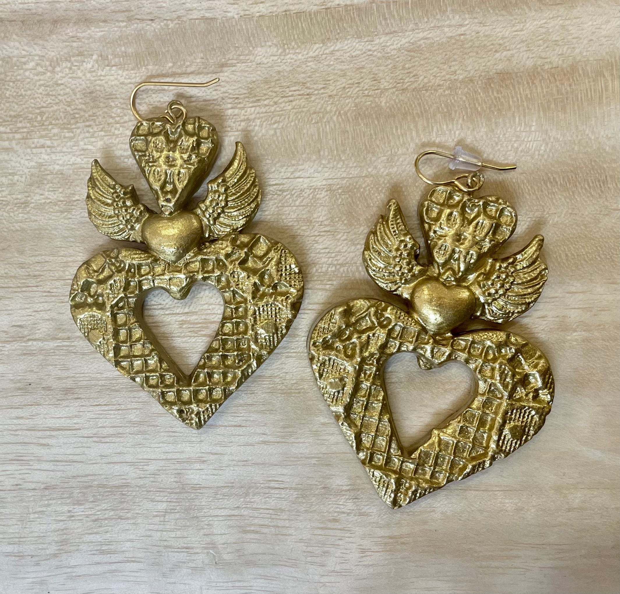 Carol Cassisa Carol Cassisa Coeur de Paris D'or Earrings - Little Miss Muffin Children & Home